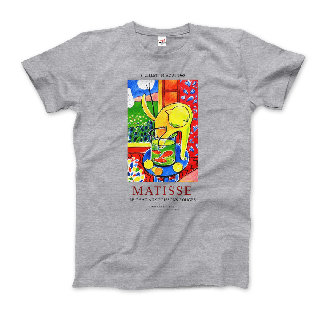 Matisse - Exhibition, Le Chat Aux Poissons Rouges (The Cat) Art T-Shirt-7