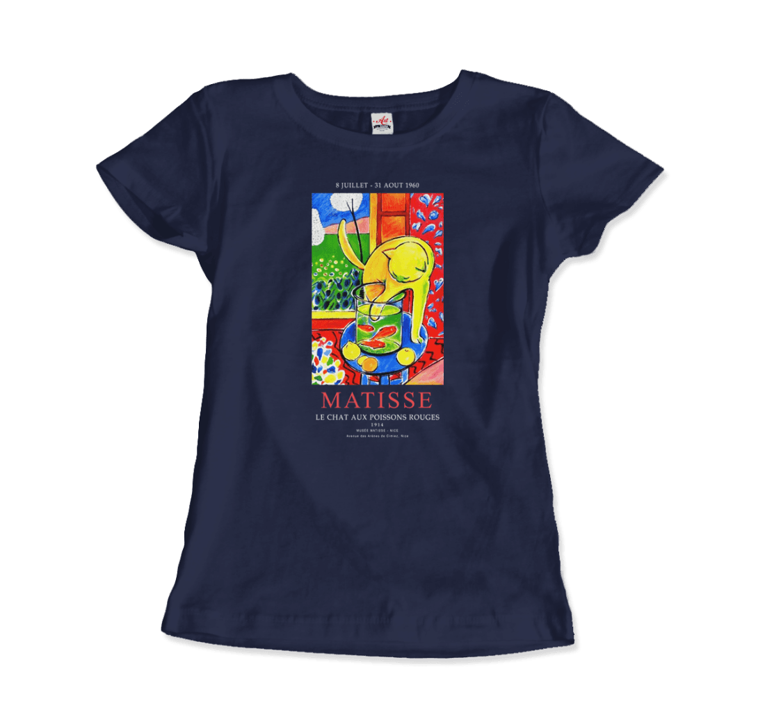 Matisse - Exhibition, Le Chat Aux Poissons Rouges (The Cat) Art T-Shirt-14