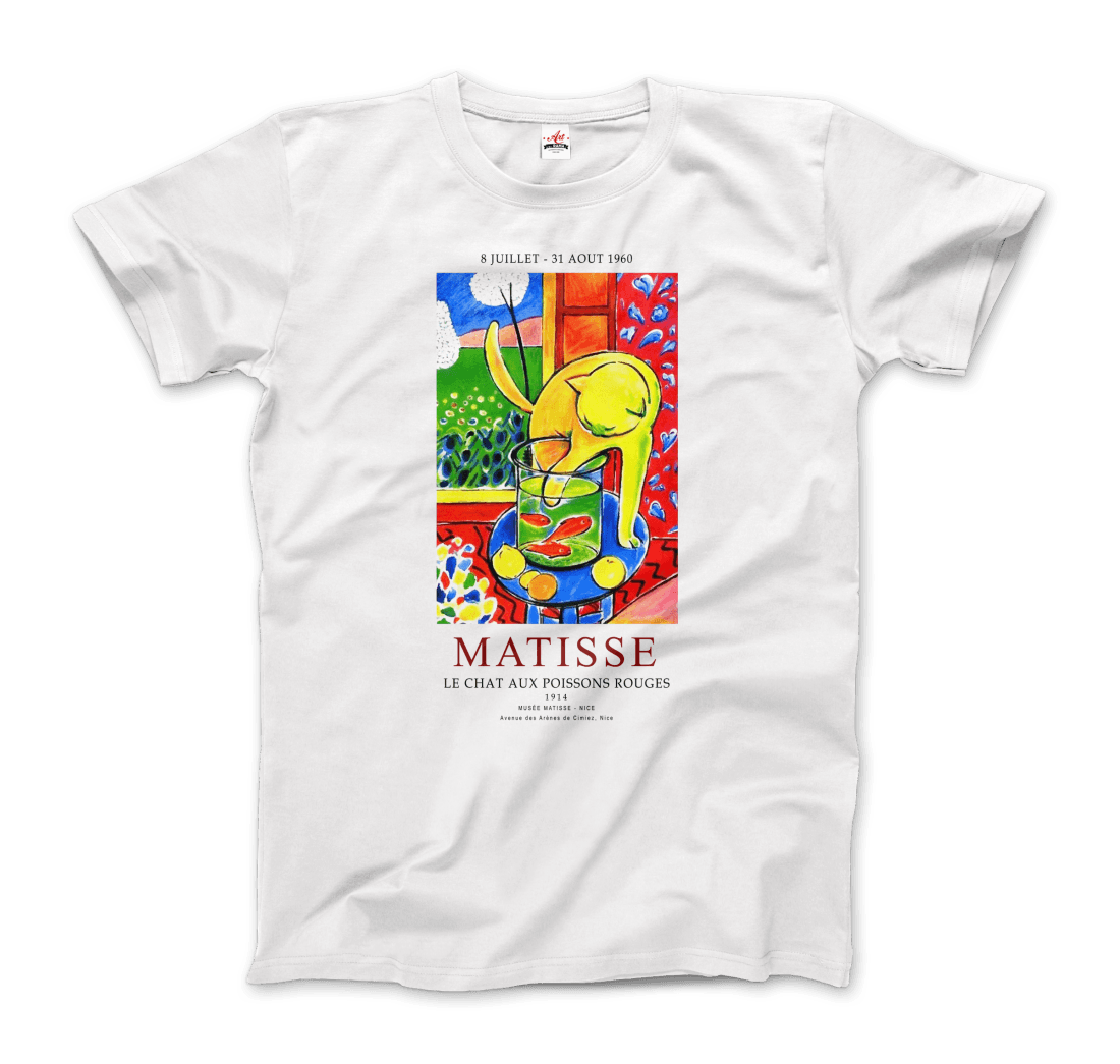 Matisse - Exhibition, Le Chat Aux Poissons Rouges (The Cat) Art T-Shirt-0