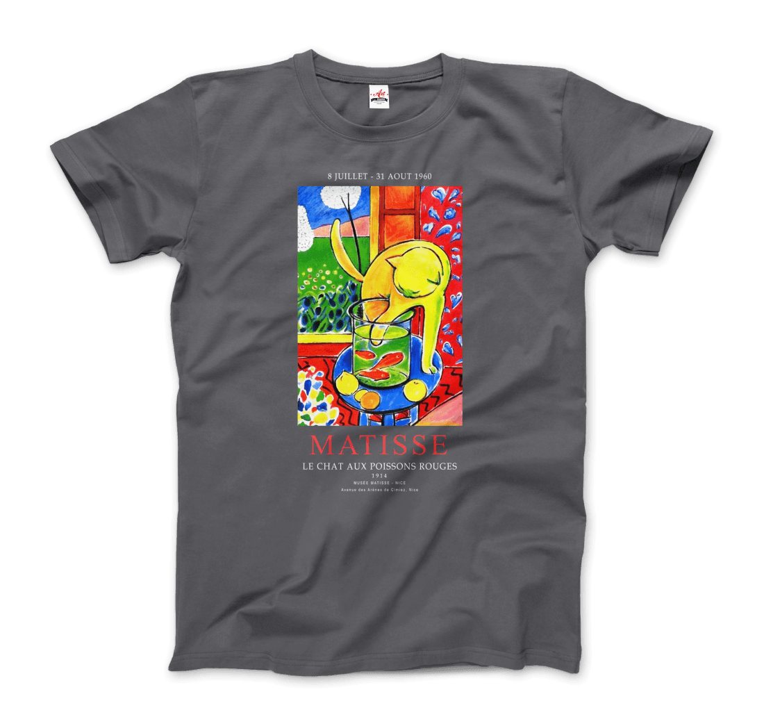 Matisse - Exhibition, Le Chat Aux Poissons Rouges (The Cat) Art T-Shirt-9