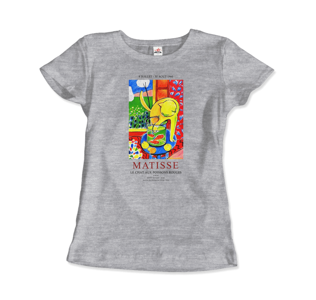 Matisse - Exhibition, Le Chat Aux Poissons Rouges (The Cat) Art T-Shirt-13