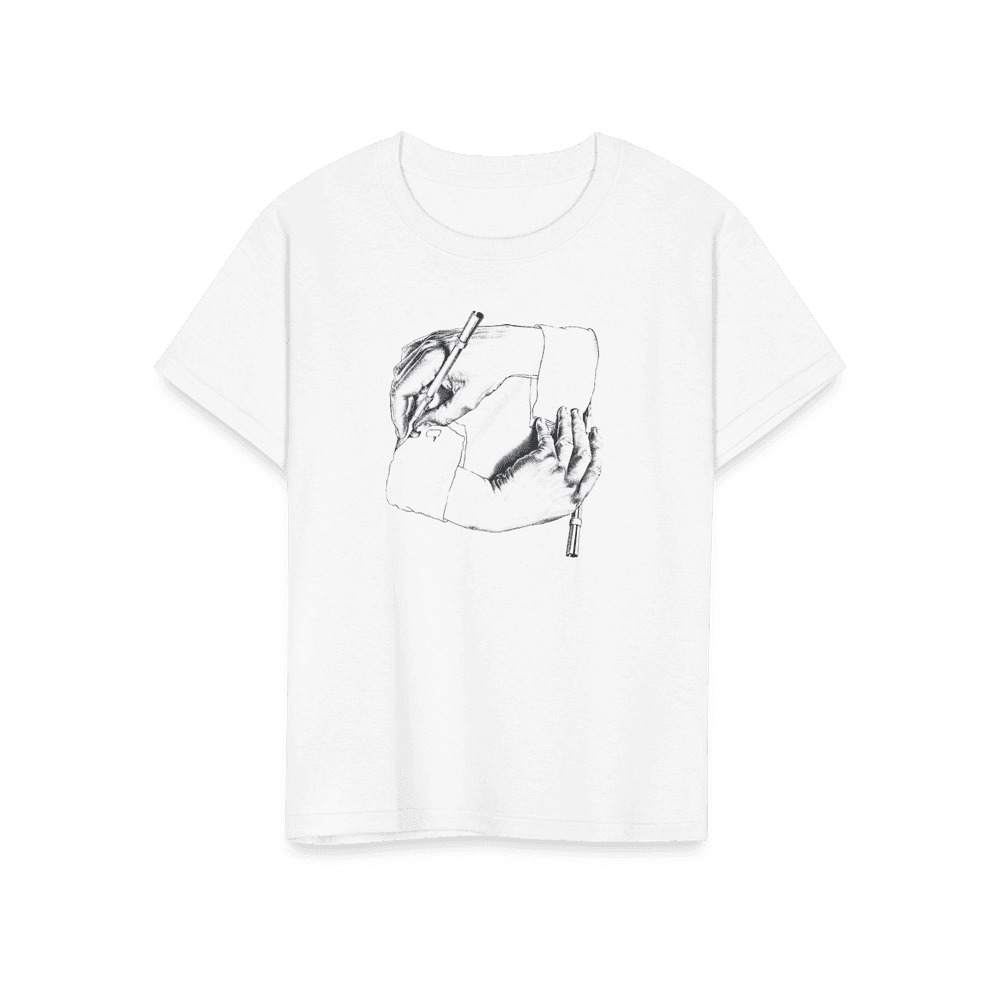 MC Escher Hand Drawing Hand Art T-Shirt-9