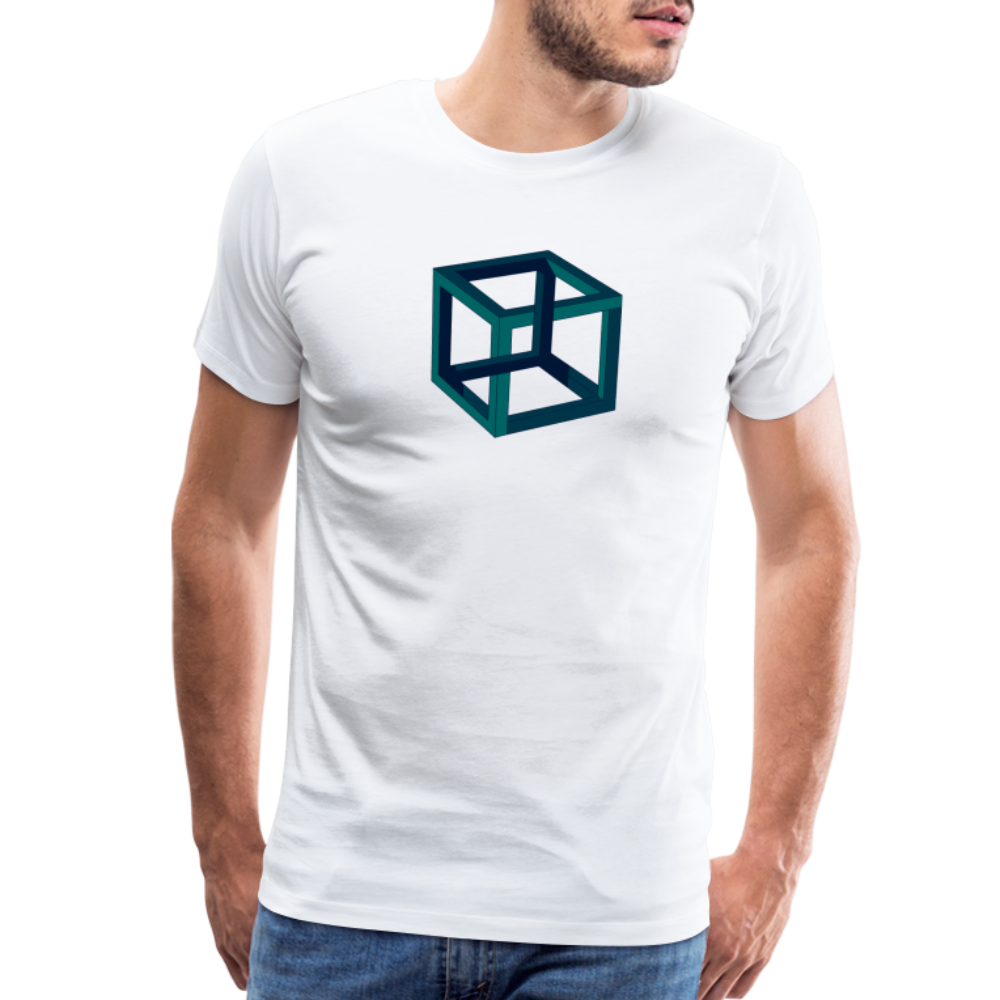 MC Escher Impossible Cube T-Shirt-1