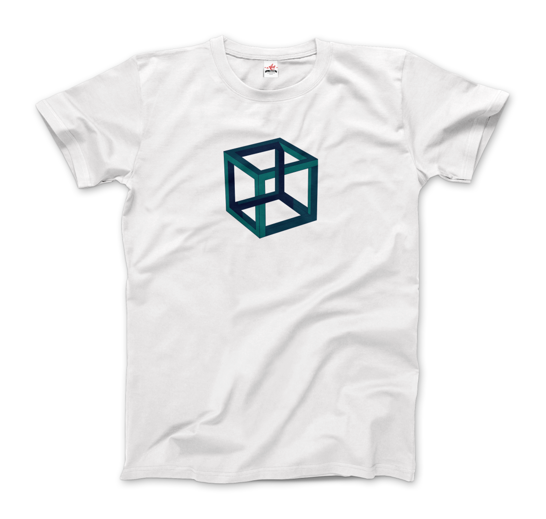 MC Escher Impossible Cube T-Shirt-5