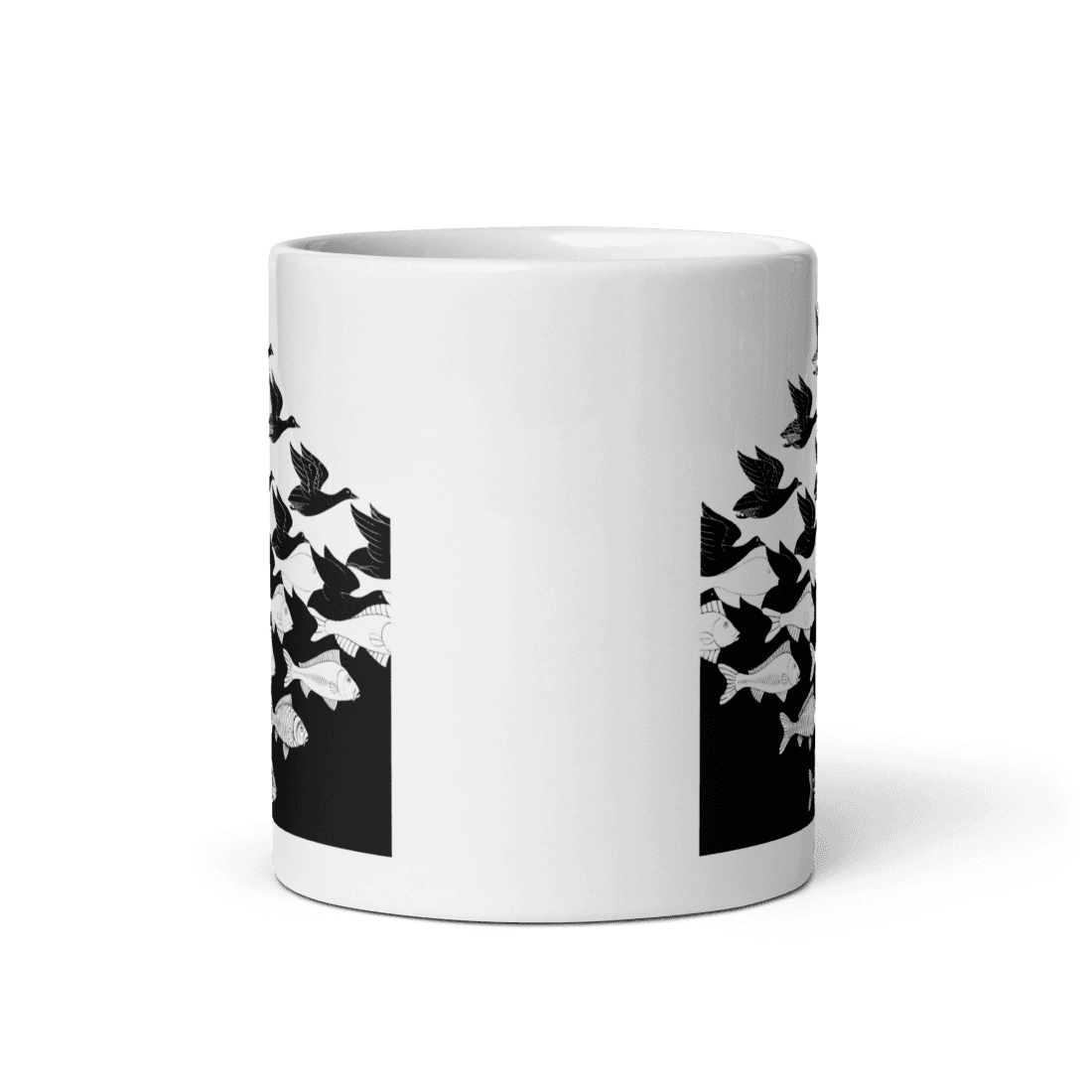 MC Escher Sky and Water I Art Mug-1