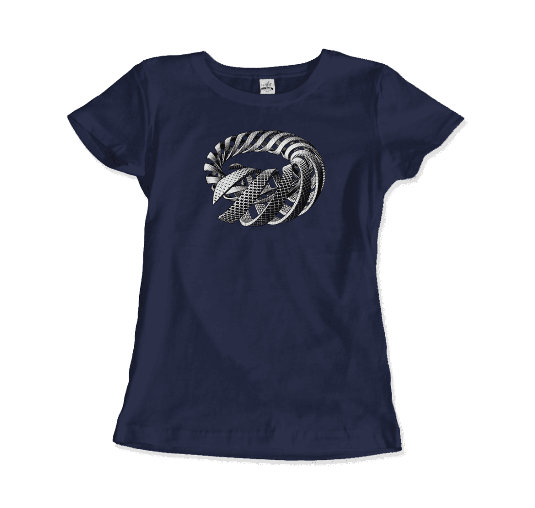 MC Escher Spirals Art T-Shirt-15