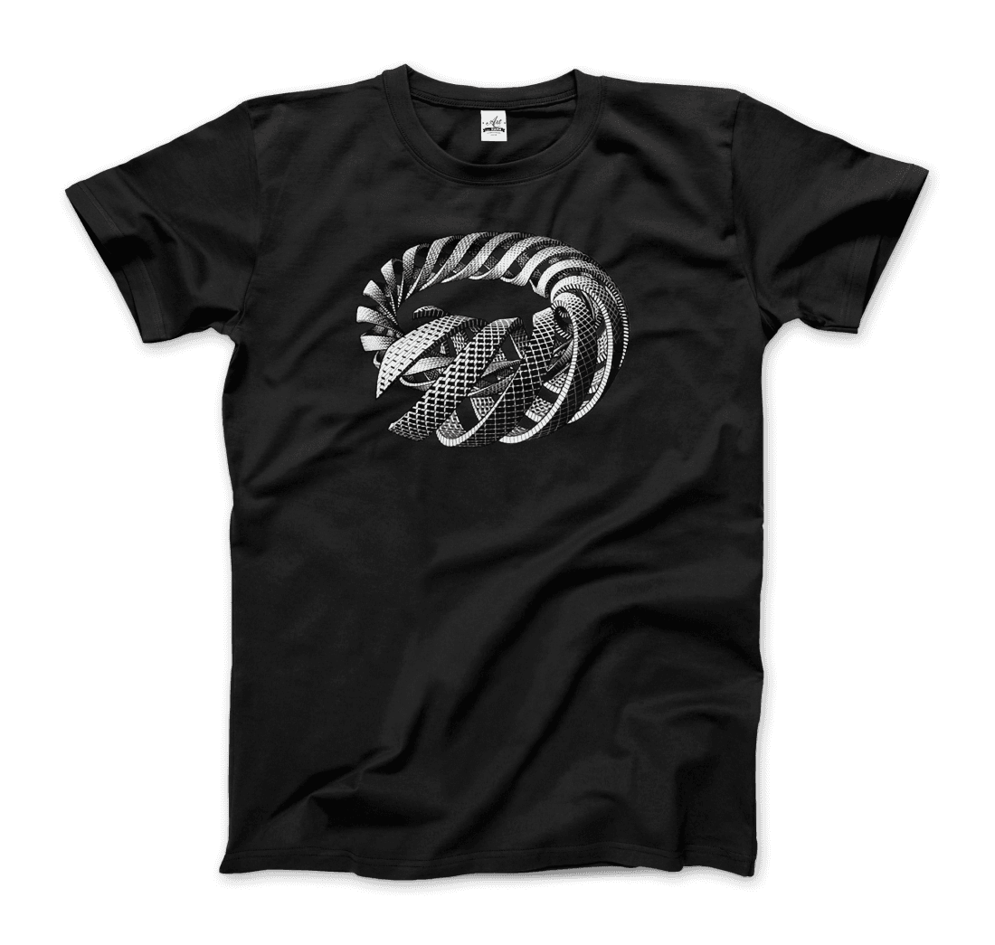 MC Escher Spirals Art T-Shirt-7