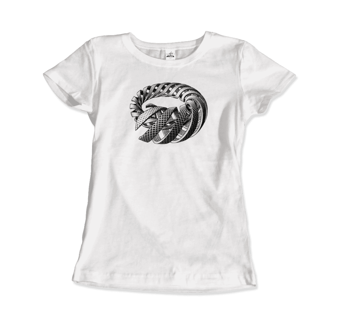 MC Escher Spirals Art T-Shirt-4