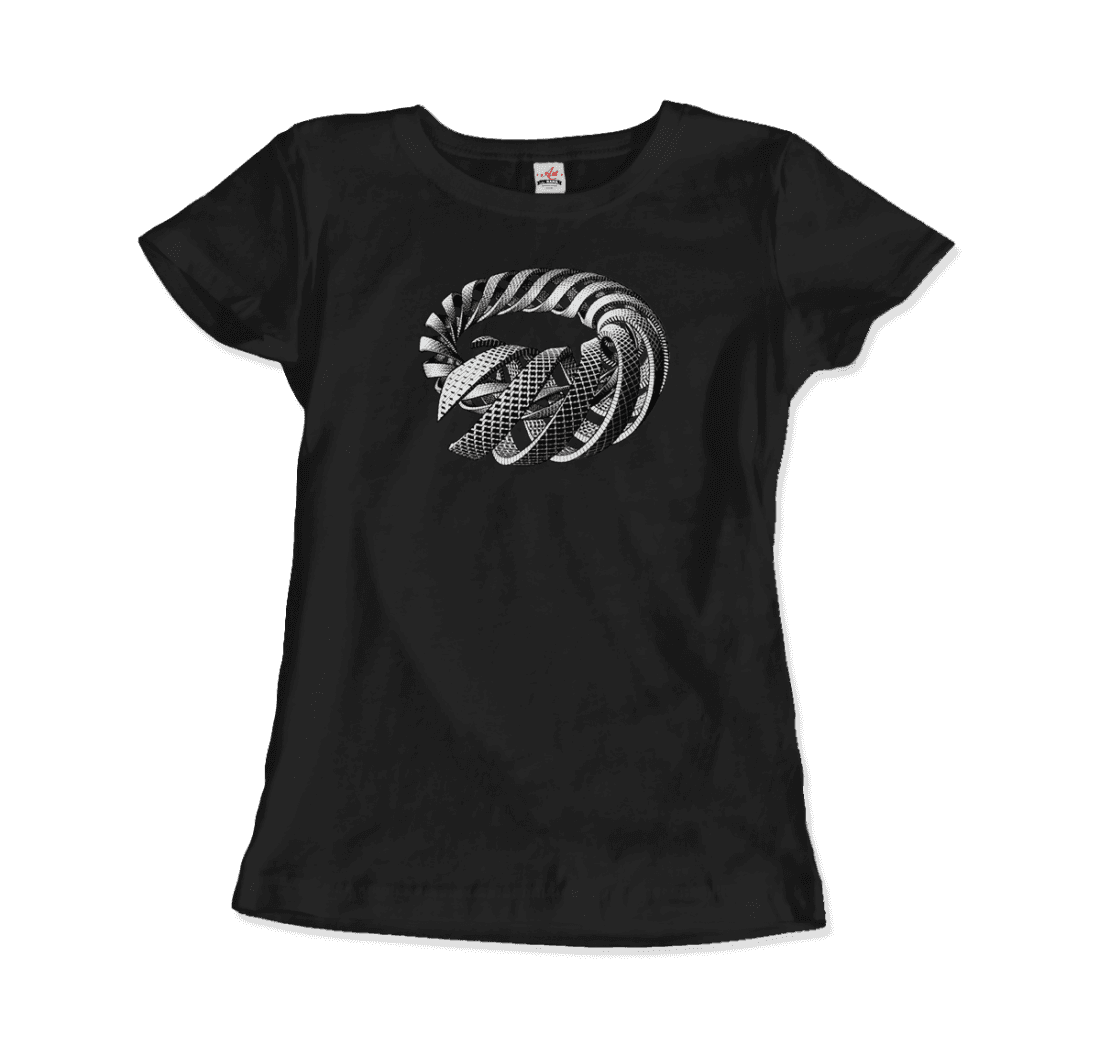 MC Escher Spirals Art T-Shirt-13