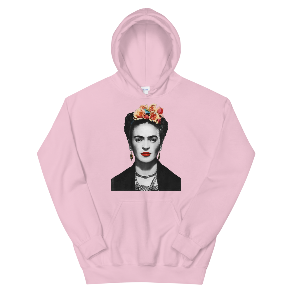 Frida Kahlo With Flowers Poster Artwork Unisex Hoodie-11