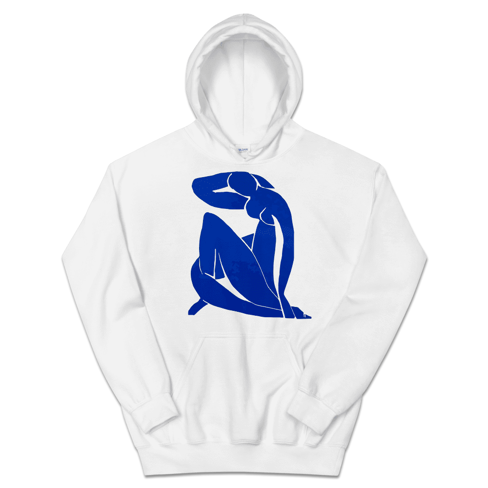 Henri Matisse Blue Nude 1952 Artwork Unisex Hoodie-0