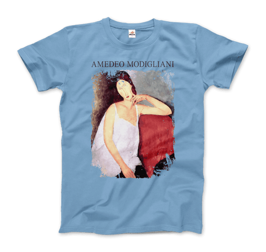 Modigliani - Portrait of Jeanne Hébuterne, 1919 Artwork T-Shirt-10