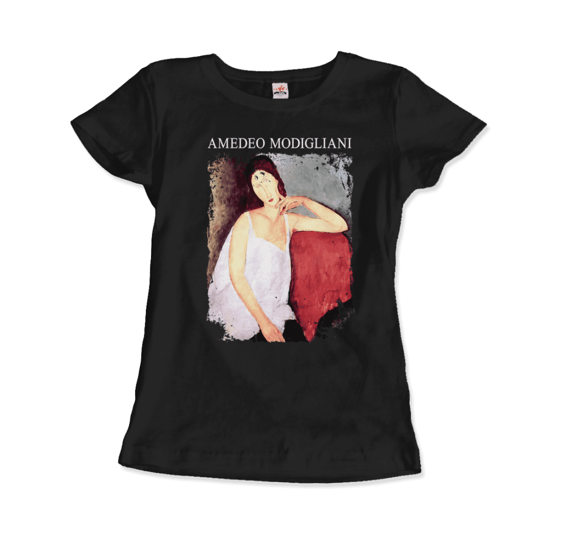 Modigliani - Portrait of Jeanne Hébuterne, 1919 Artwork T-Shirt-13