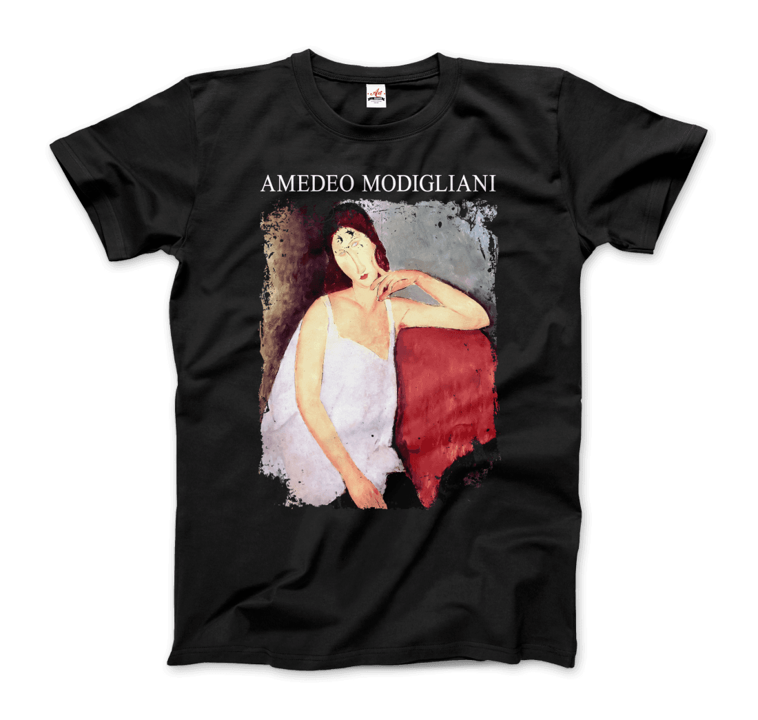 Modigliani - Portrait of Jeanne Hébuterne, 1919 Artwork T-Shirt-5