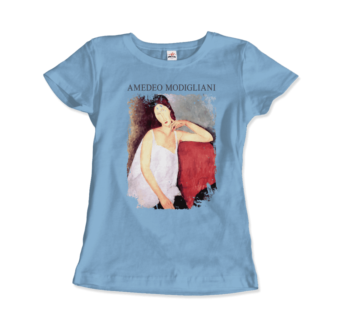 Modigliani - Portrait of Jeanne Hébuterne, 1919 Artwork T-Shirt-18