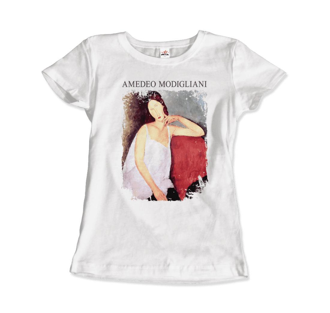 Modigliani - Portrait of Jeanne Hébuterne, 1919 Artwork T-Shirt-14