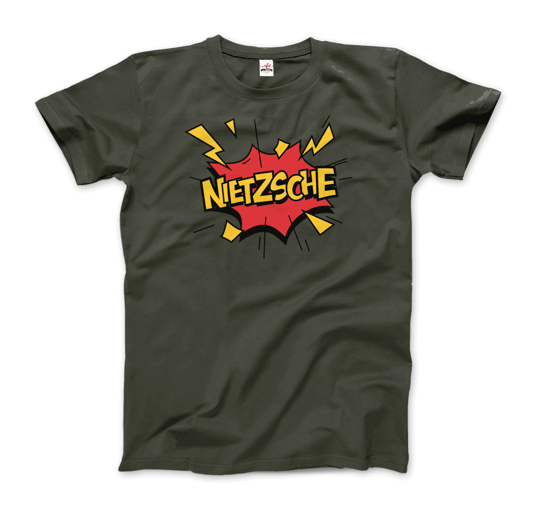 Nietzche - Comics Boom Style T-Shirt-10