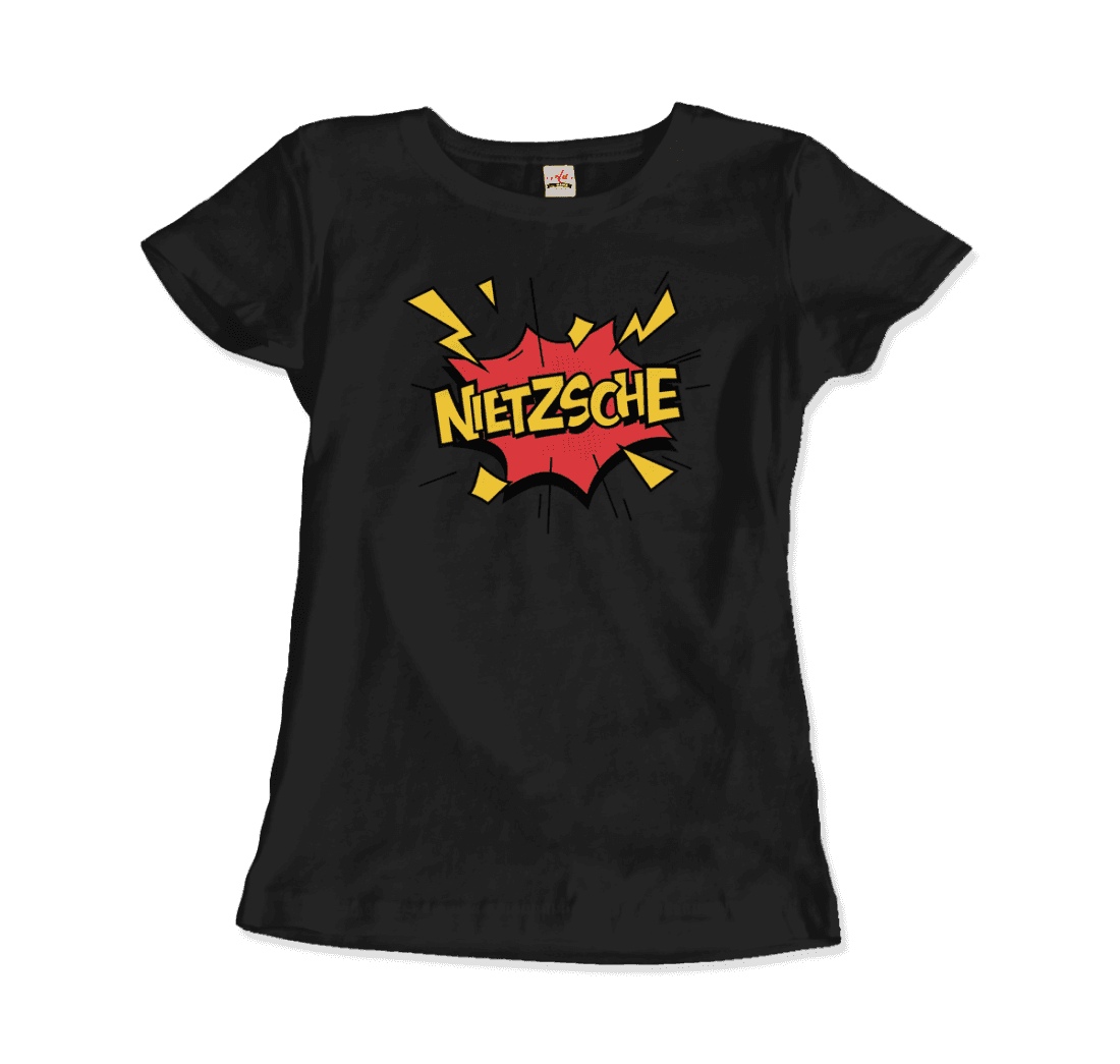 Nietzche - Comics Boom Style T-Shirt-1