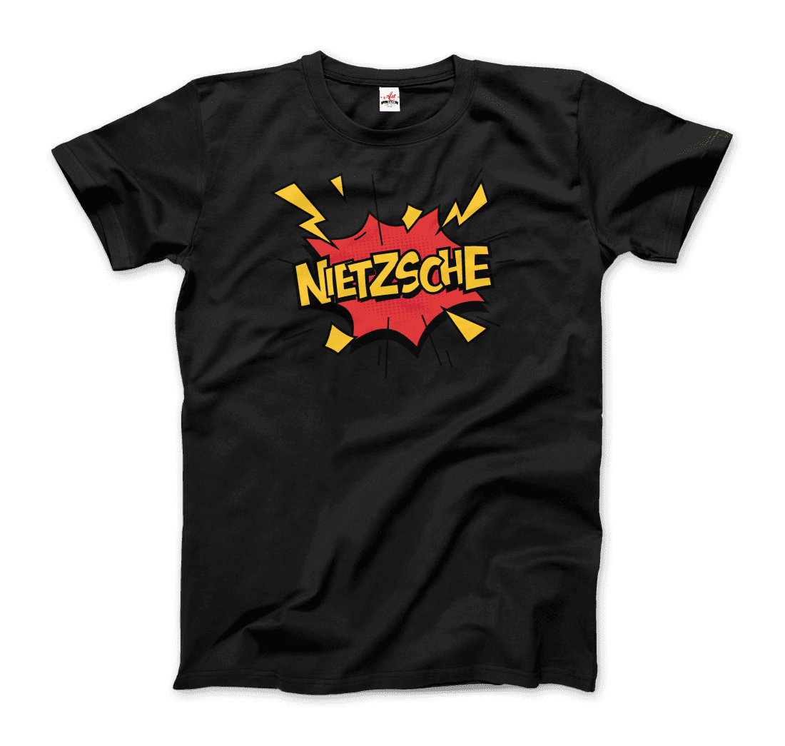 Nietzche - Comics Boom Style T-Shirt-0