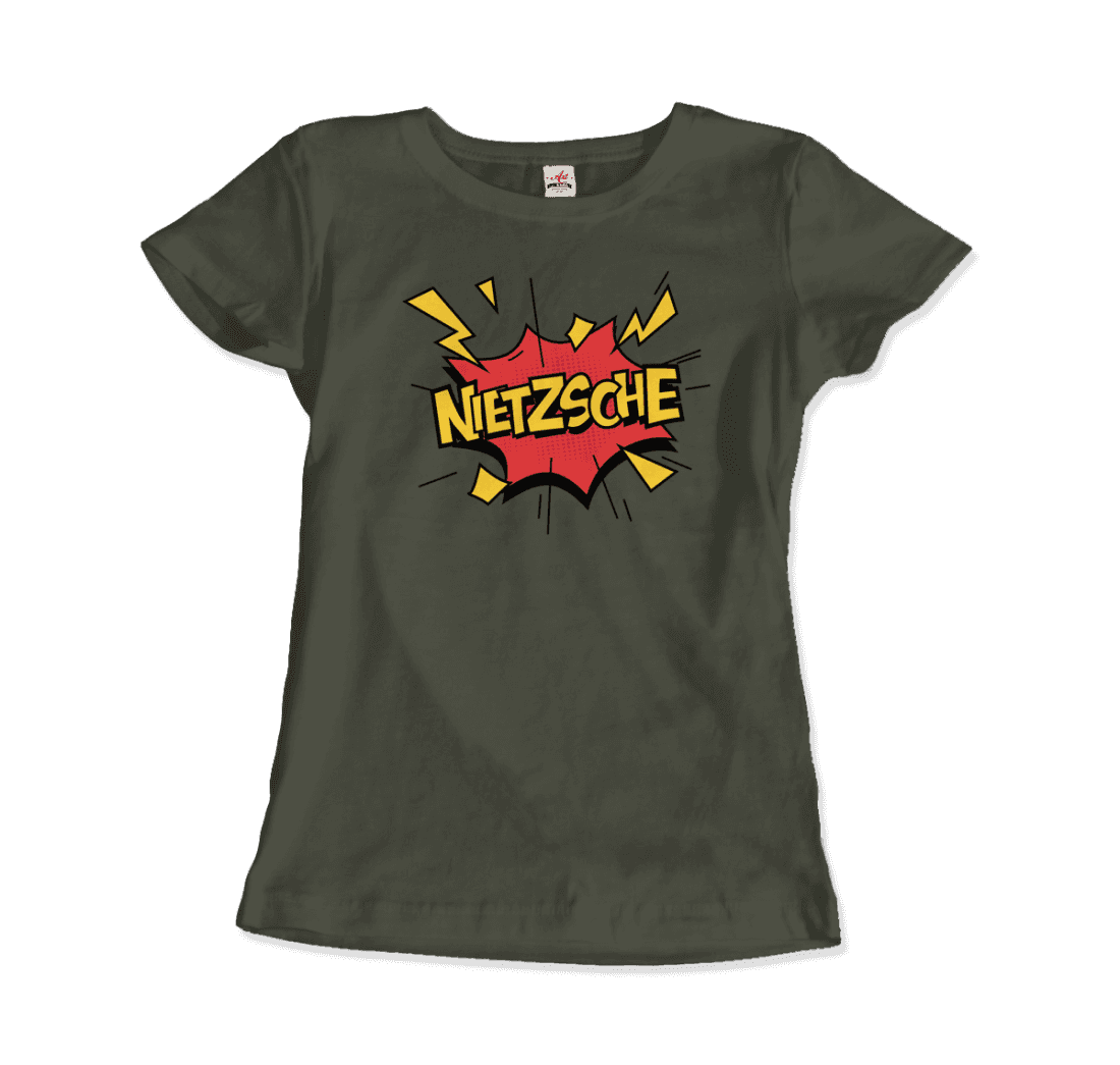 Nietzche - Comics Boom Style T-Shirt-17