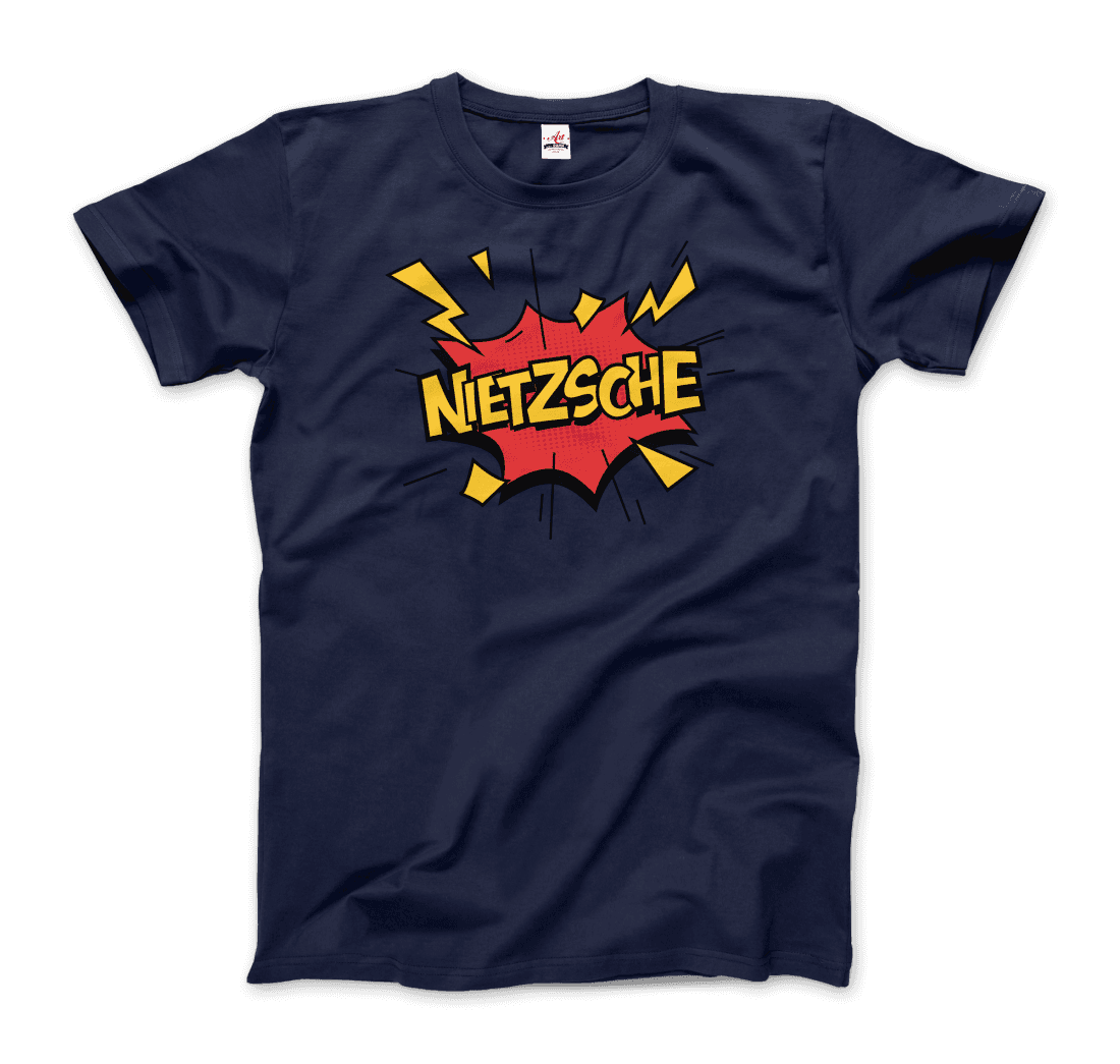 Nietzche - Comics Boom Style T-Shirt-4