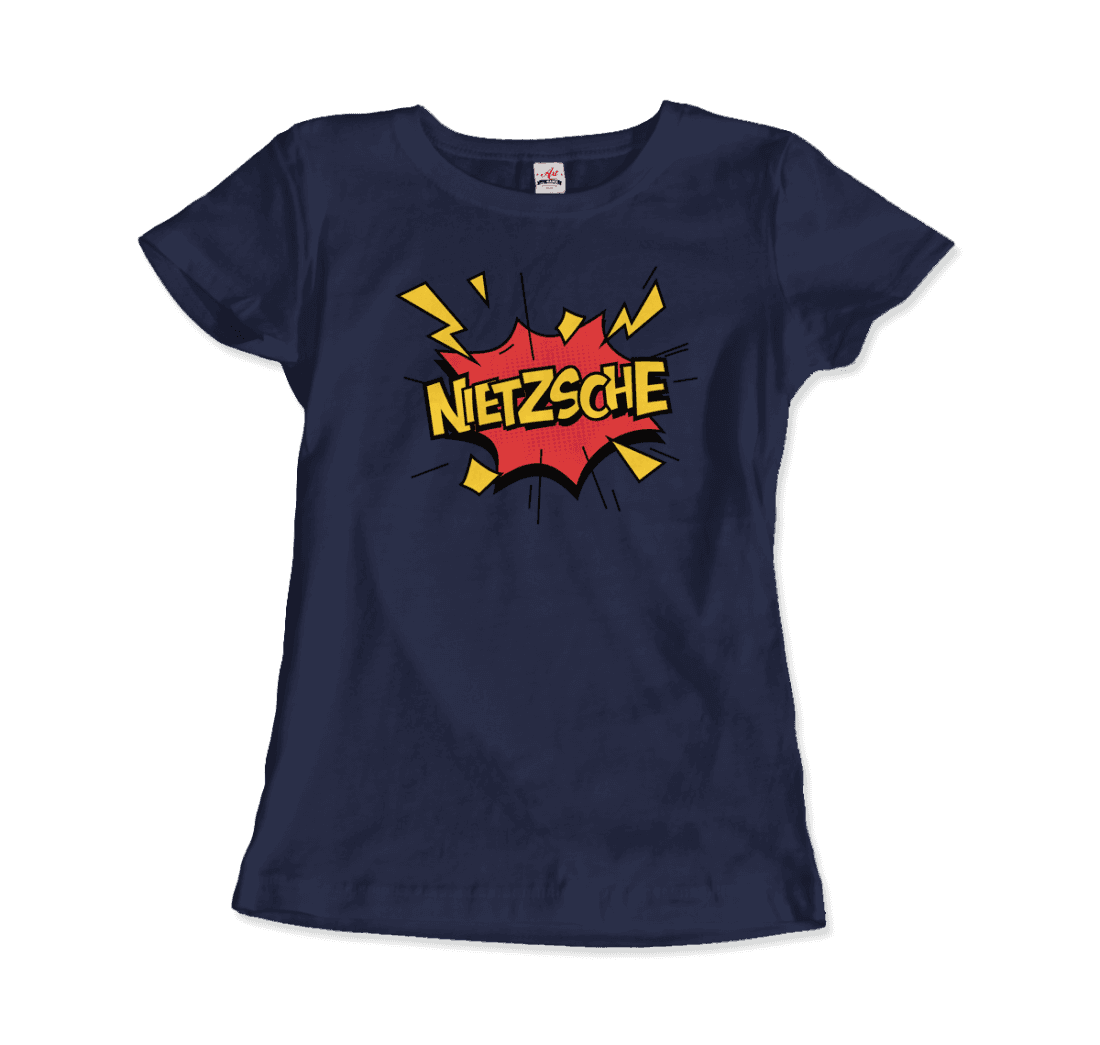 Nietzche - Comics Boom Style T-Shirt-14