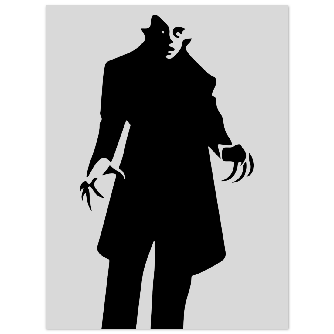 Nosferatu - 20s Sci-Fi Horror Movie Minimalist Poster-11