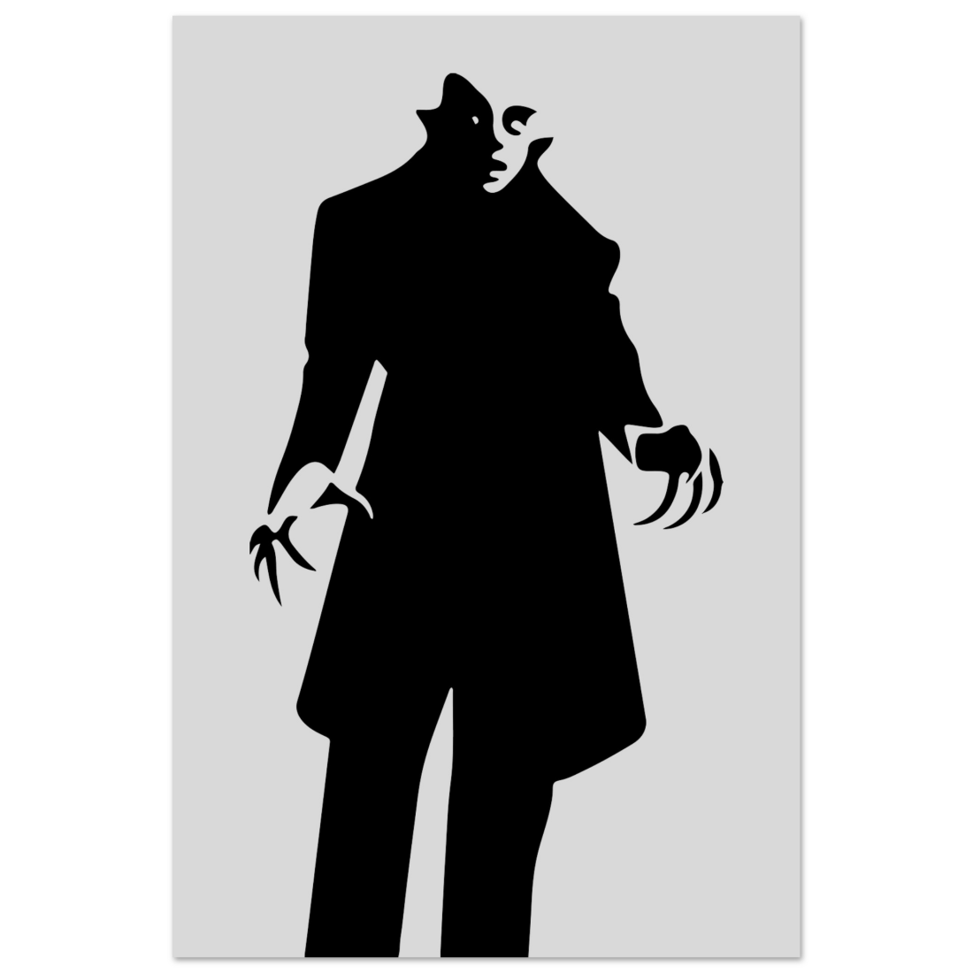 Nosferatu - 20s Sci-Fi Horror Movie Minimalist Poster-14