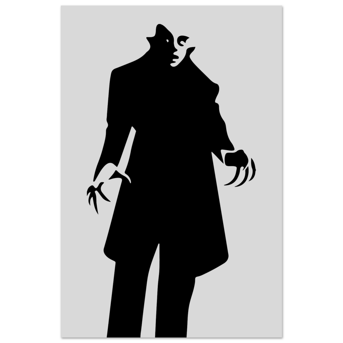 Nosferatu - 20s Sci-Fi Horror Movie Minimalist Poster-8