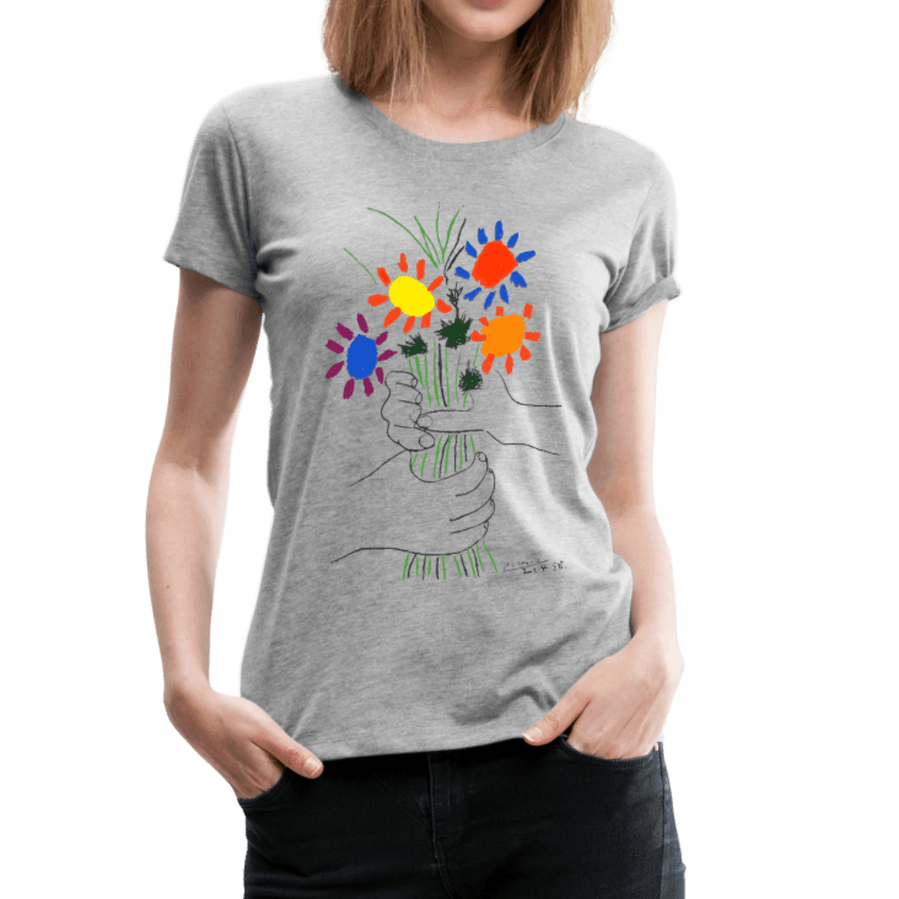 Pablo Picasso Bouquet of Peace 1958 Artwork T-Shirt-2