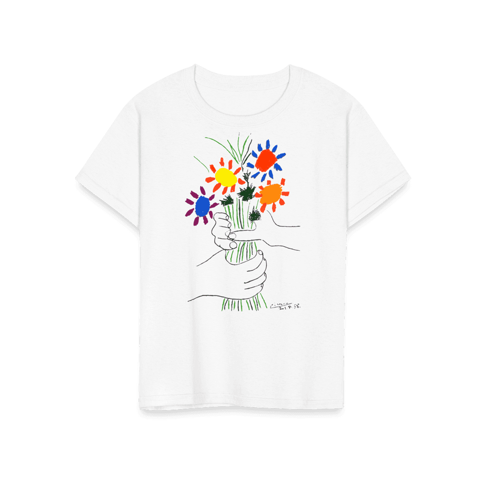 Pablo Picasso Bouquet of Peace 1958 Artwork T-Shirt-9