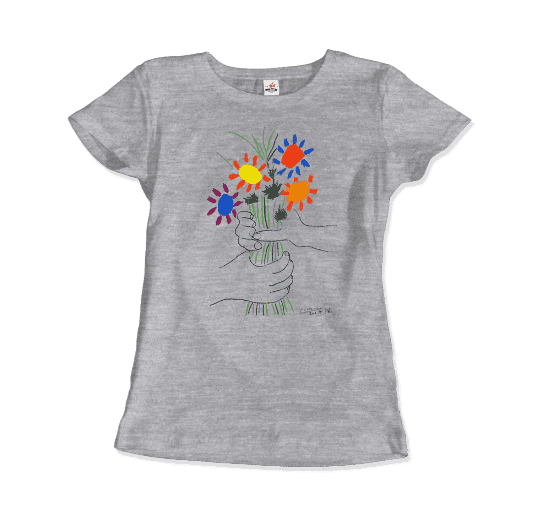 Pablo Picasso Bouquet of Peace 1958 Artwork T-Shirt-8