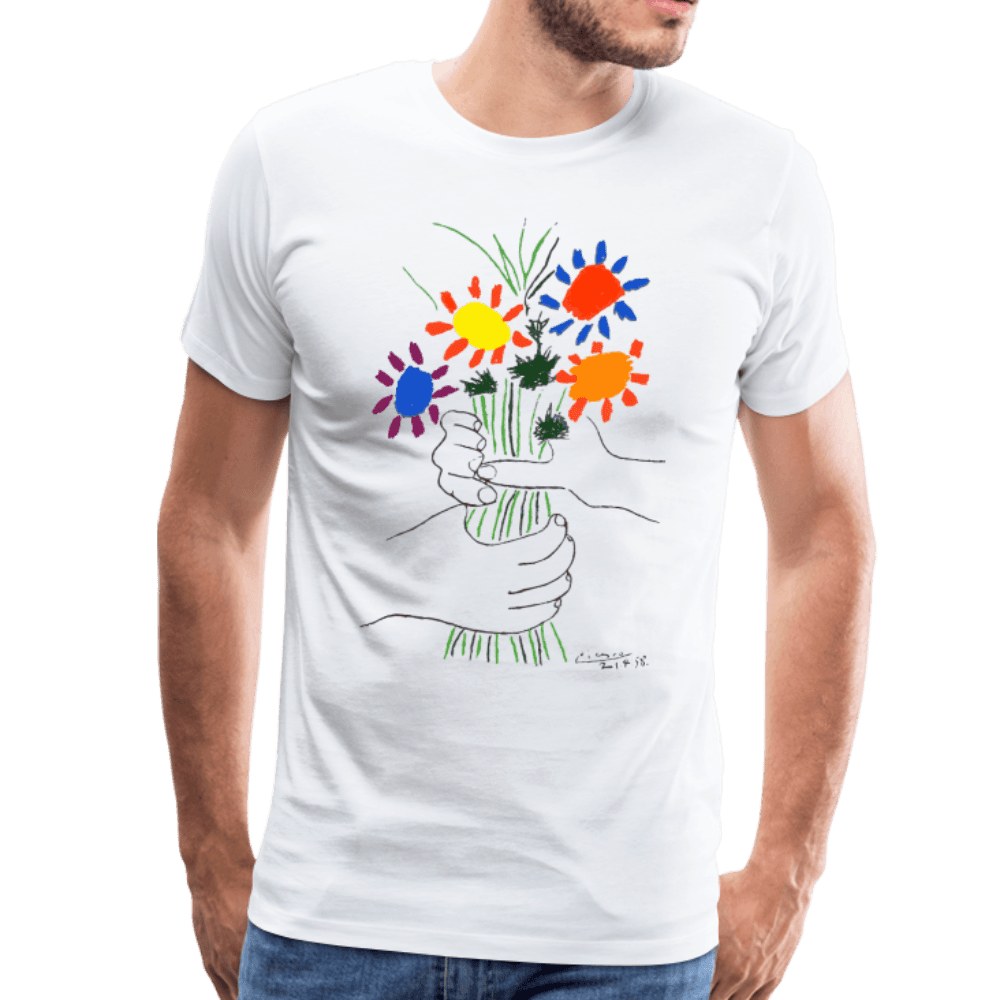 Pablo Picasso Bouquet of Peace 1958 Artwork T-Shirt-1