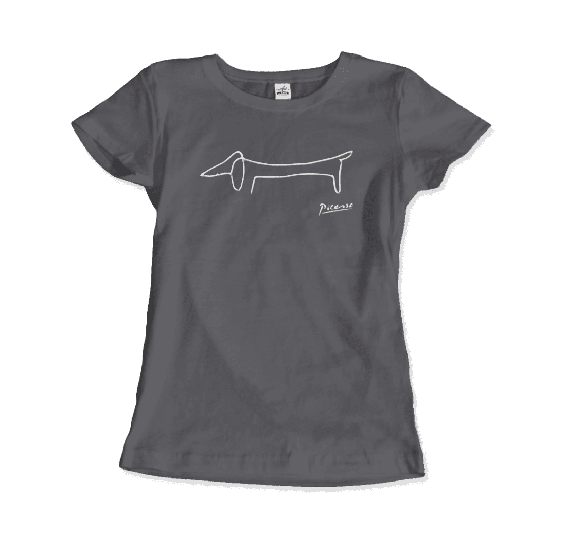 Pablo Picasso Dachshund Dog (Lump) Artwork T-Shirt-13