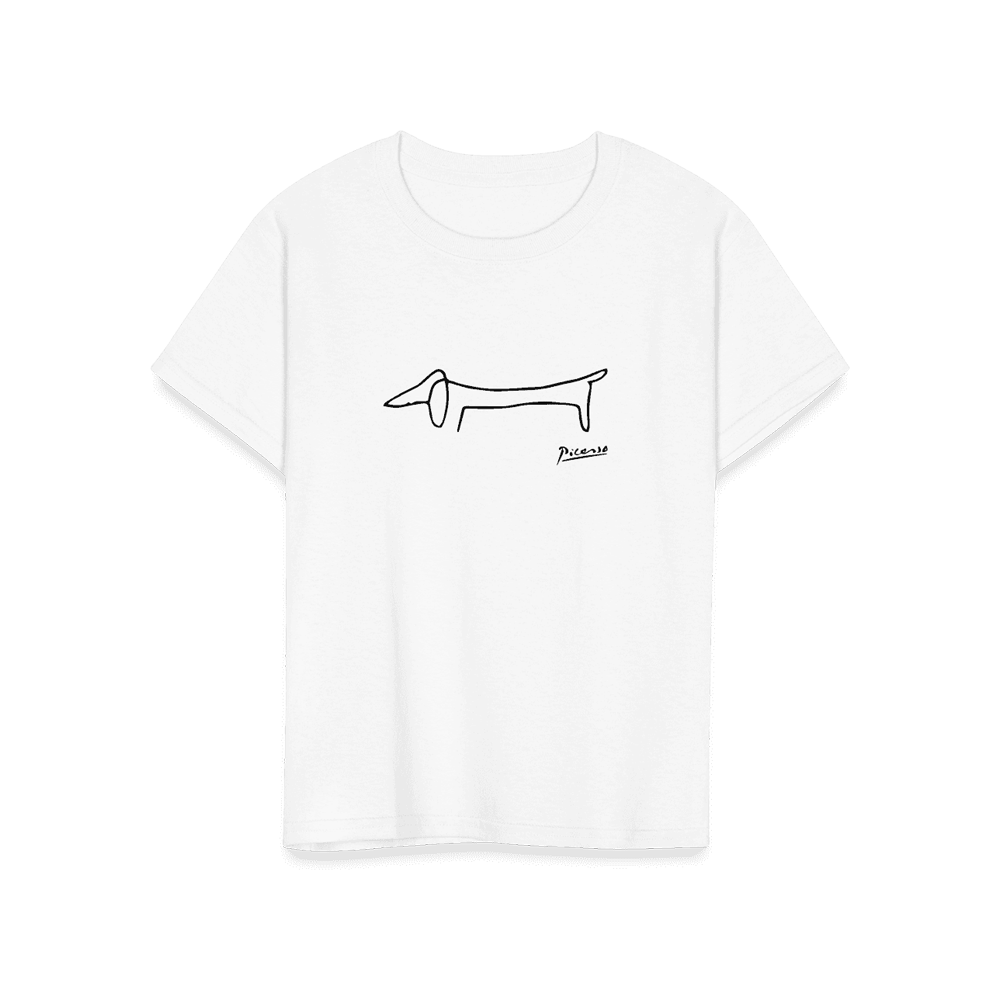 Pablo Picasso Dachshund Dog (Lump) Artwork T-Shirt-15