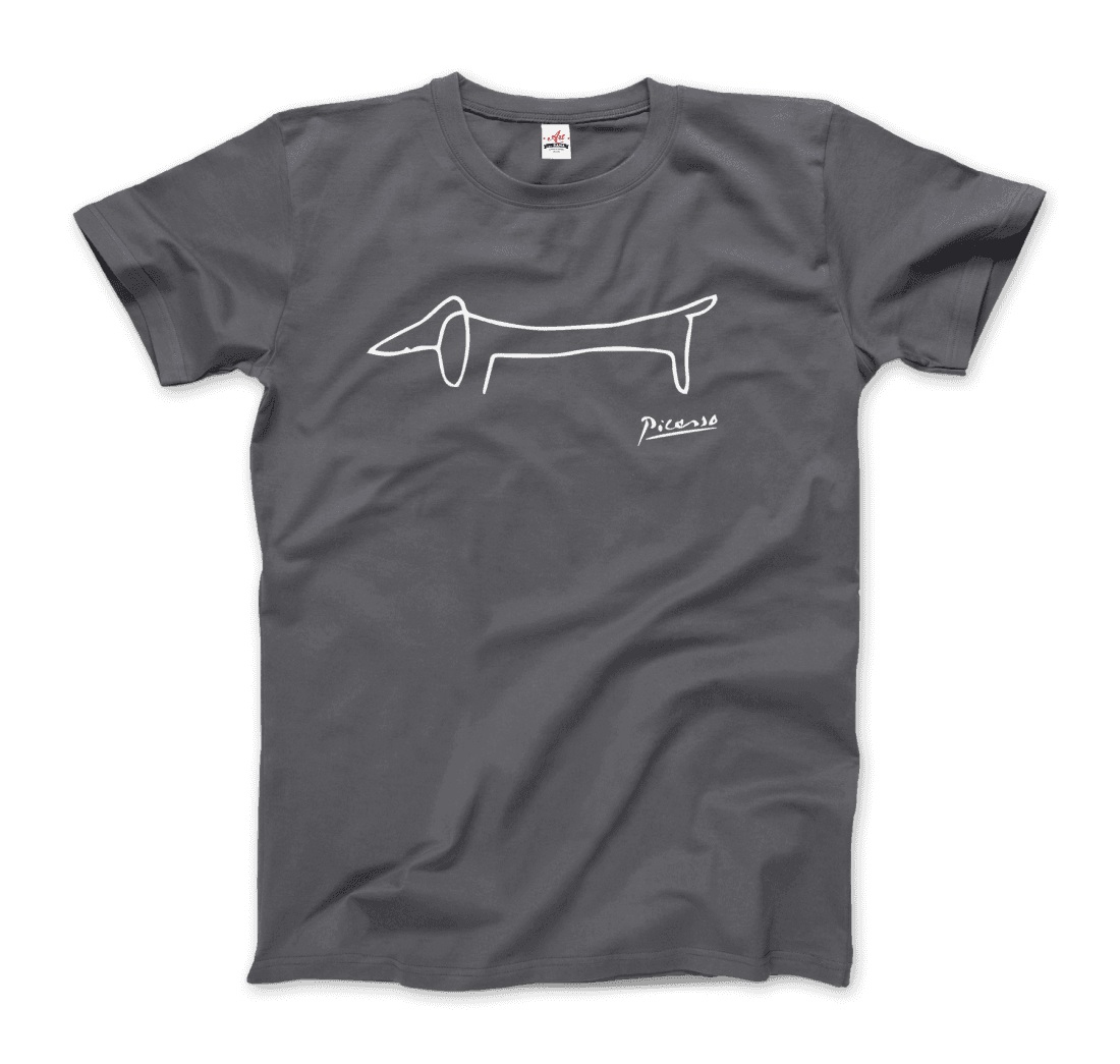 Pablo Picasso Dachshund Dog (Lump) Artwork T-Shirt-8