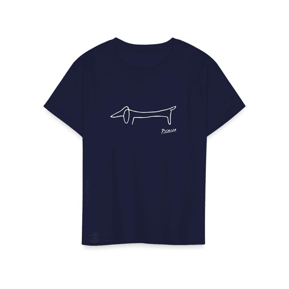 Pablo Picasso Dachshund Dog (Lump) Artwork T-Shirt-17