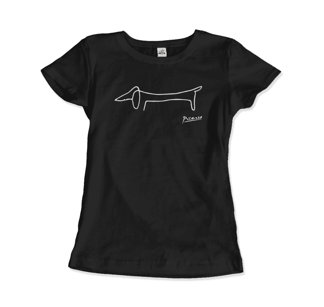 Pablo Picasso Dachshund Dog (Lump) Artwork T-Shirt-11