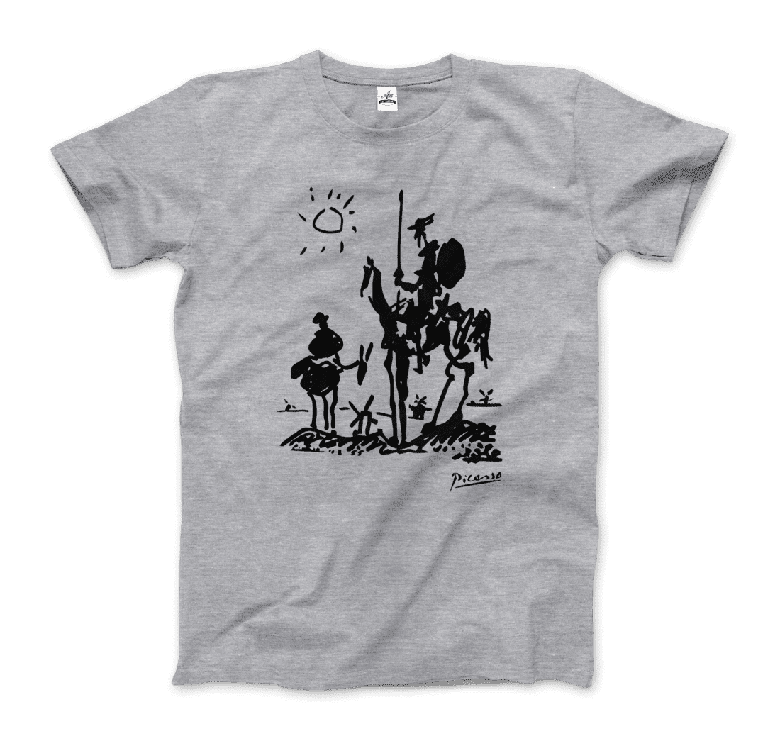 Pablo Picasso Don Quixote of La Mancha 1955 Artwork T-Shirt-0