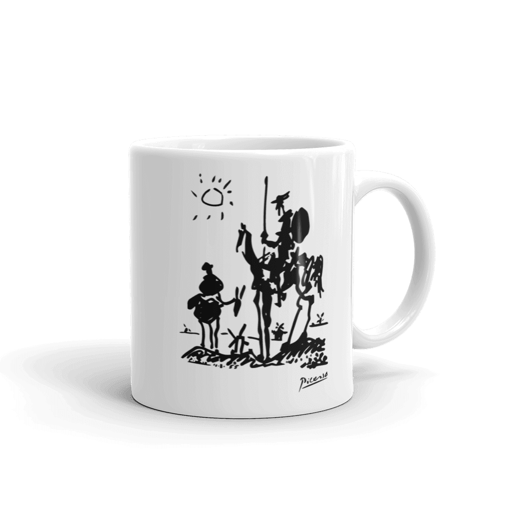 Pablo Picasso Don Quixote of La Mancha 1955 Artwork Mug-2