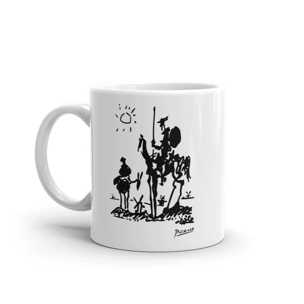 Pablo Picasso Don Quixote of La Mancha 1955 Artwork Mug-0