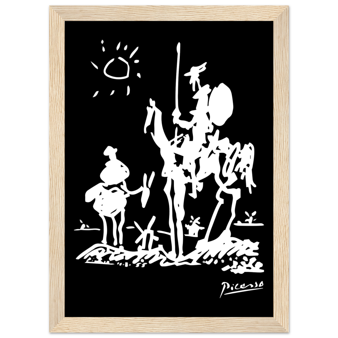 Pablo Picasso Don Quixote of La Mancha 1955 Artwork Poster-5