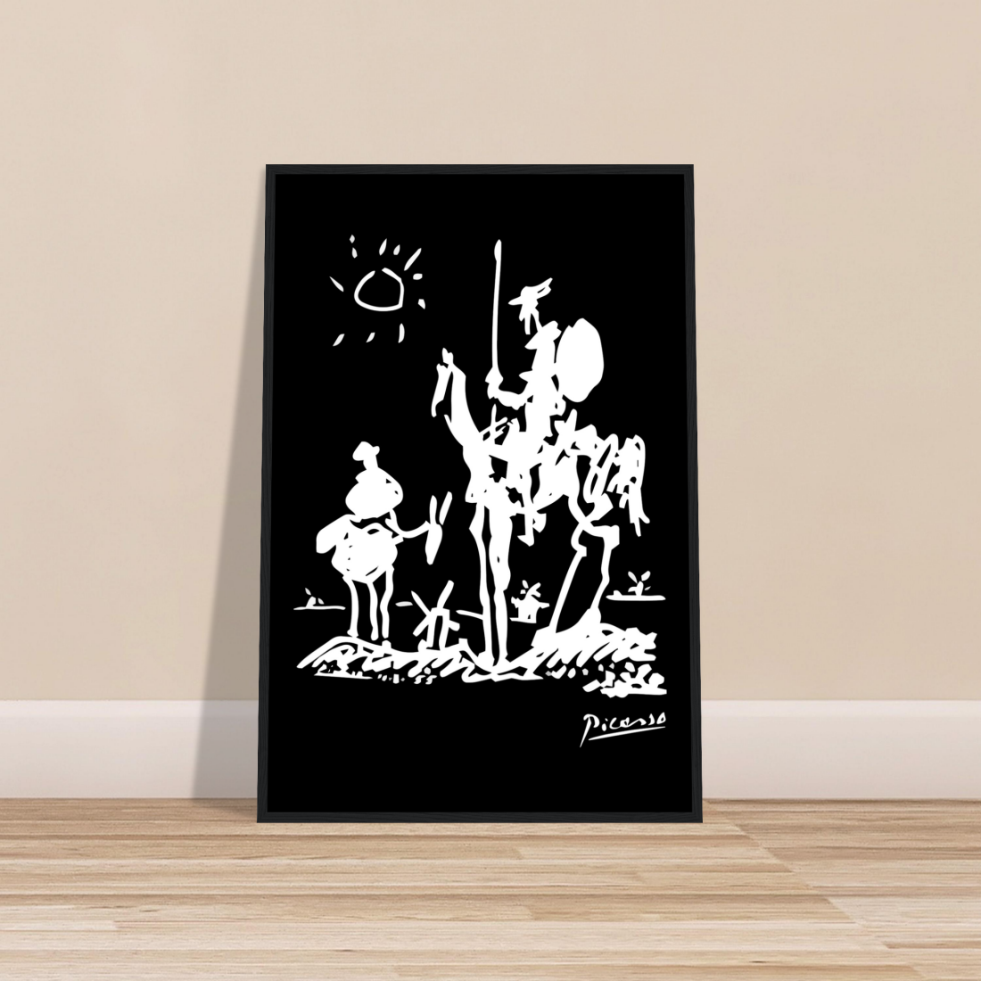 Pablo Picasso Don Quixote of La Mancha 1955 Artwork Poster-1