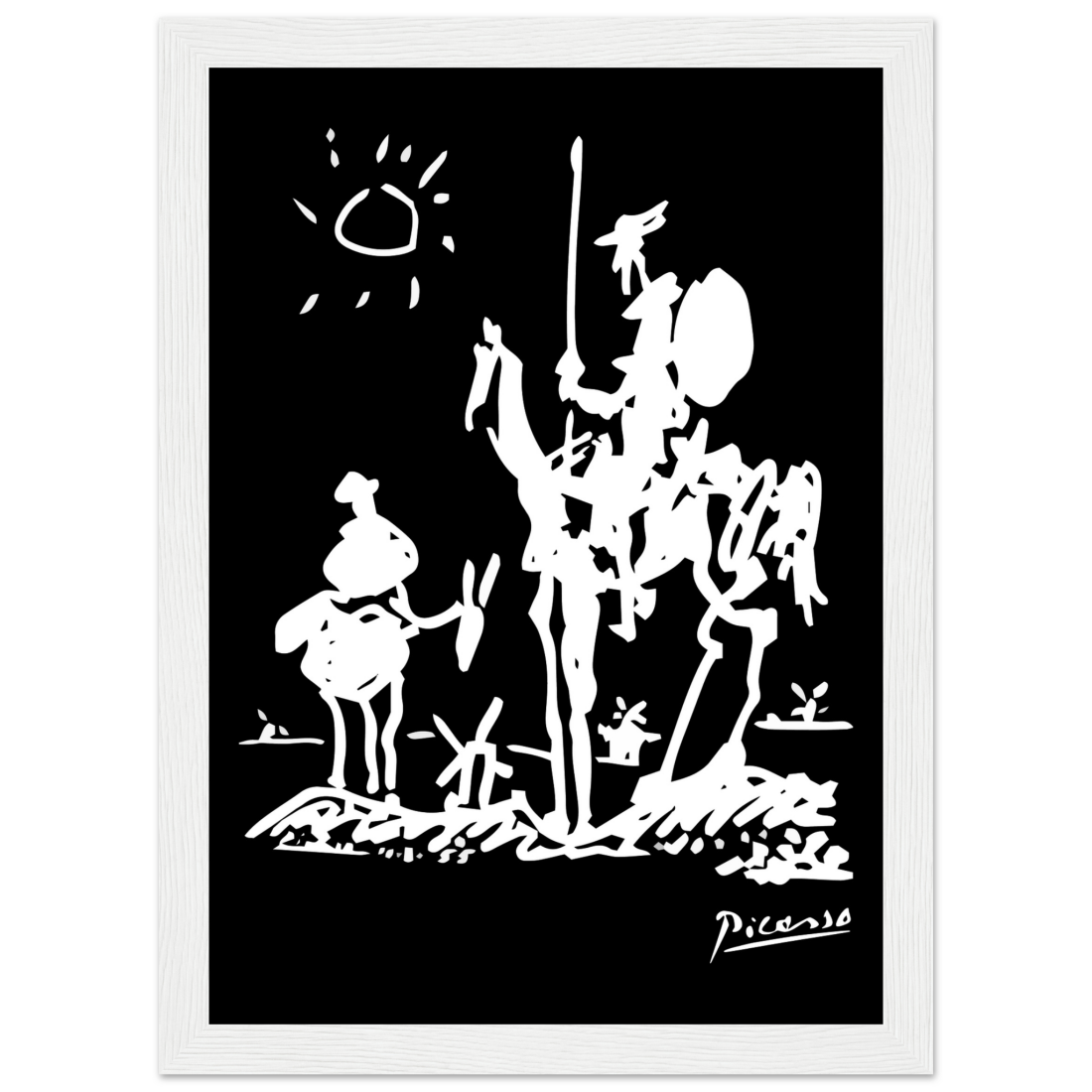 Pablo Picasso Don Quixote of La Mancha 1955 Artwork Poster-6