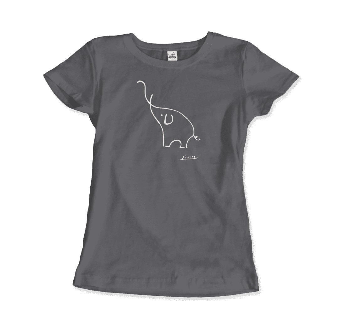 Pablo Picasso Elephant Sketch Artwork T-Shirt-12