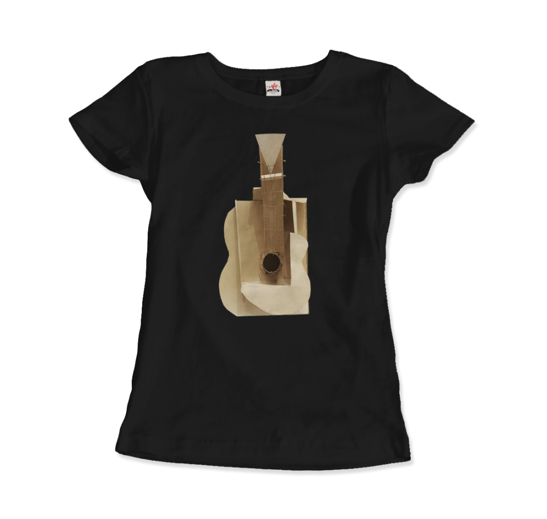 Pablo Picasso Guitar Sculpture 1912 Artwork T-Shirt-2