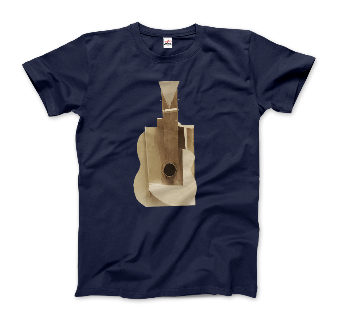 Pablo Picasso Guitar Sculpture 1912 Artwork T-Shirt-5