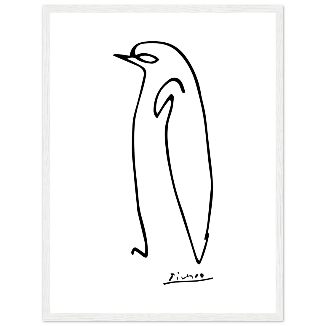 Pablo Picasso Penguin Line Artwork Poster-13