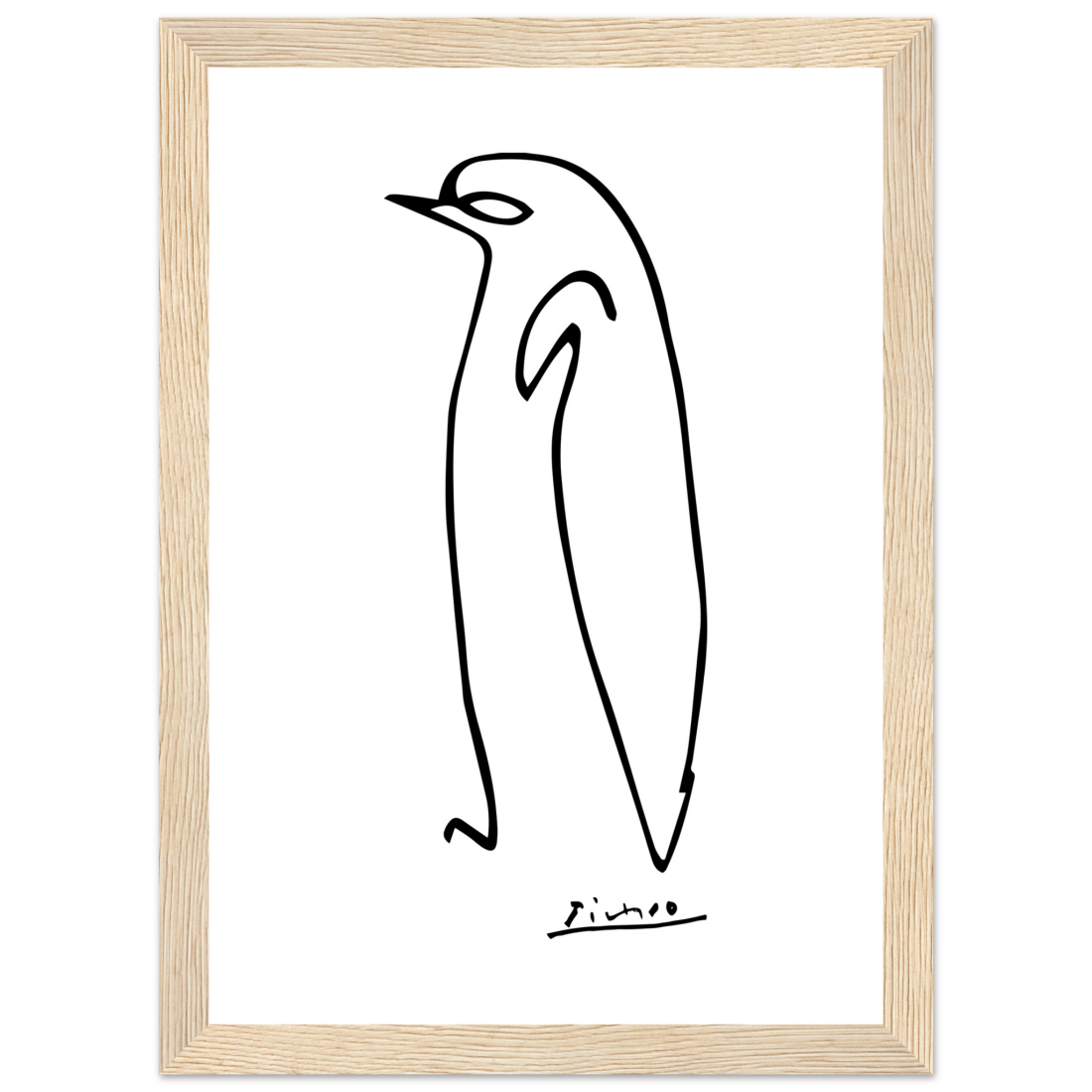 Pablo Picasso Penguin Line Artwork Poster-6