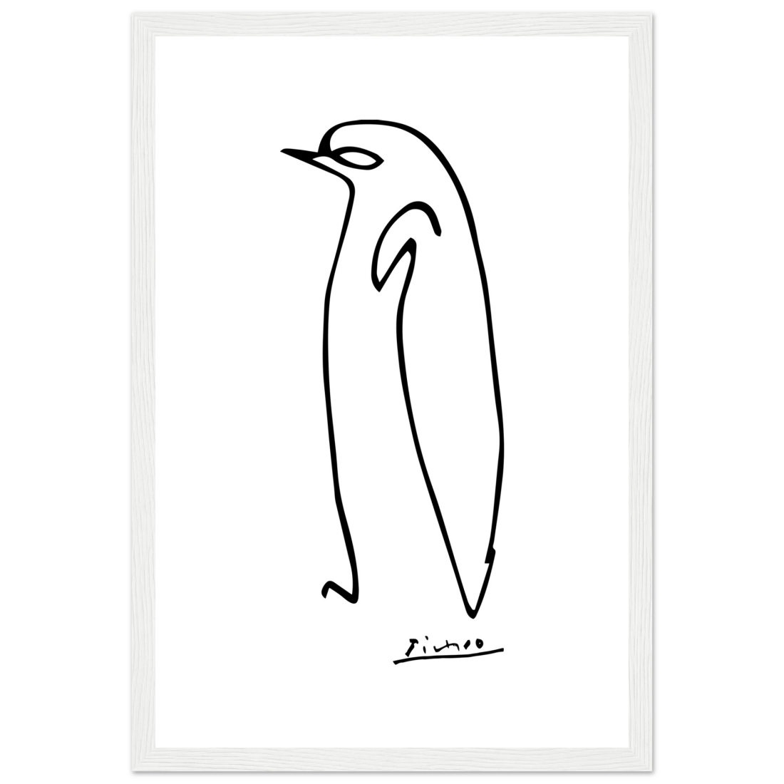 Pablo Picasso Penguin Line Artwork Poster-9